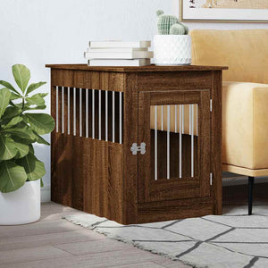 Hundekäfig Möbelstil Braun Eiche 55x80x68cm