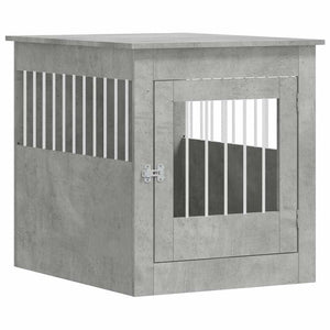 Hundekäfig Möbelstil Betongrau 64,5x80x71cm