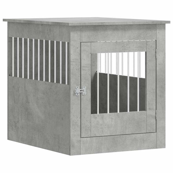 Hundekäfig Möbelstil Betongrau 64,5x80x71cm