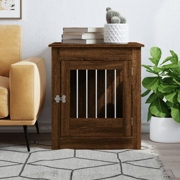 Hundekäfig Möbelstil Braun Eiche 64,5x80x71 cm