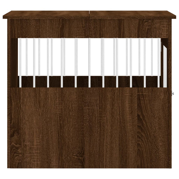 Hundekäfig Möbelstil Braun Eiche 64,5x80x71 cm