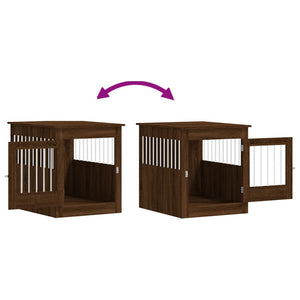 Hundekäfig Möbelstil Braun Eiche 64,5x80x71 cm