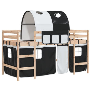 Kinderhochbett mit Tunnel 80x200 cm