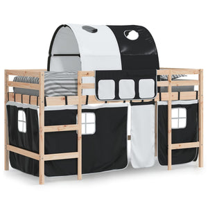Kinderhochbett mit Tunnel 80x200 cm