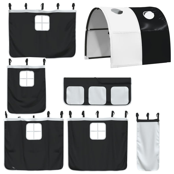 Kinderhochbett mit Tunnel 80x200 cm