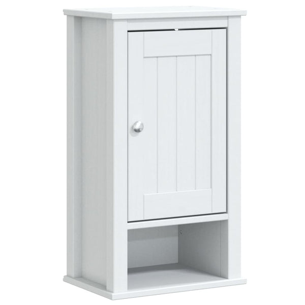 vidaXL Ensemble de meubles de salle de bain 4 pcs BERG Blanc Pin massif