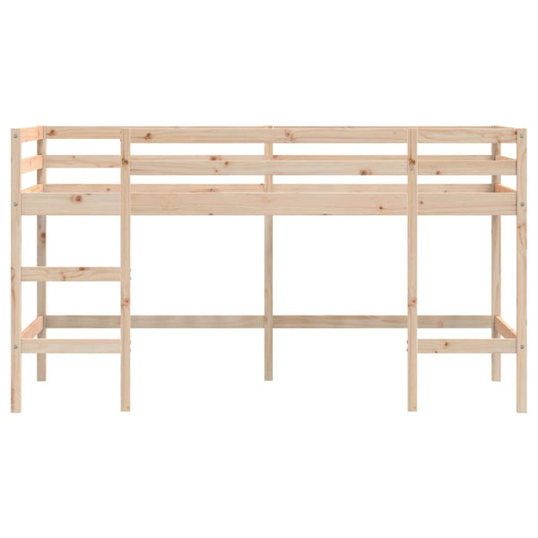 Kinder Hochbett 80x200 cm Kiefer Massivholz