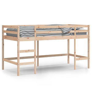 Kinderhochbett 90x190 cm Kiefer Massivholz