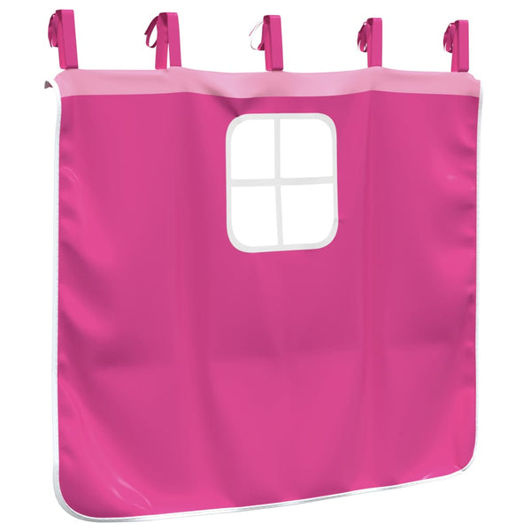 Rosa Hochbett Vorhänge aus Polyester