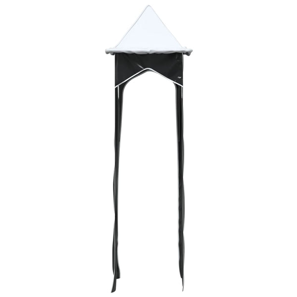 vidaXL Rideaux pour lit mezzanine avec tunnel et tour Blanc et noir