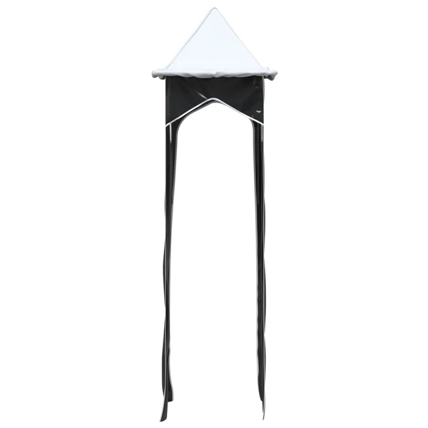 Hochbett Vorhänge mit Turm, Weiß & Schwarz