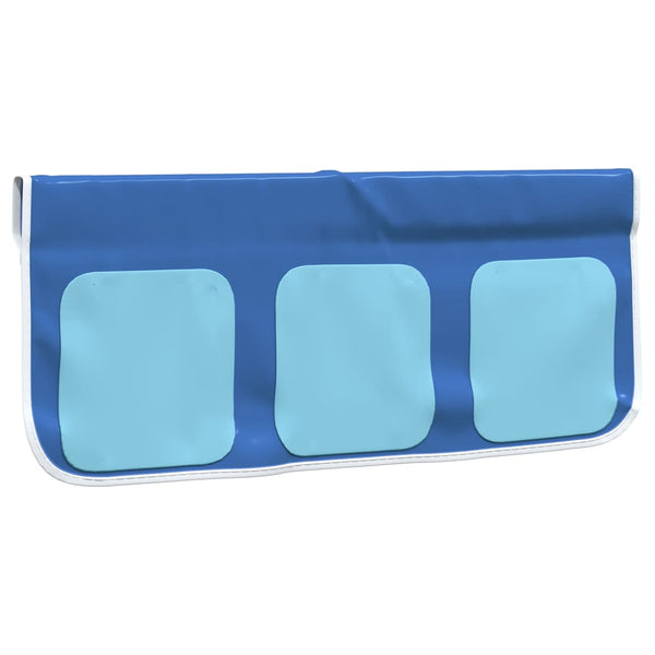 Blaue Vorhänge für Hochbett mit Turm