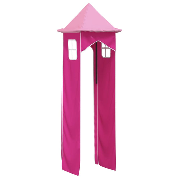Rosa Turm-Vorhänge für Hochbett