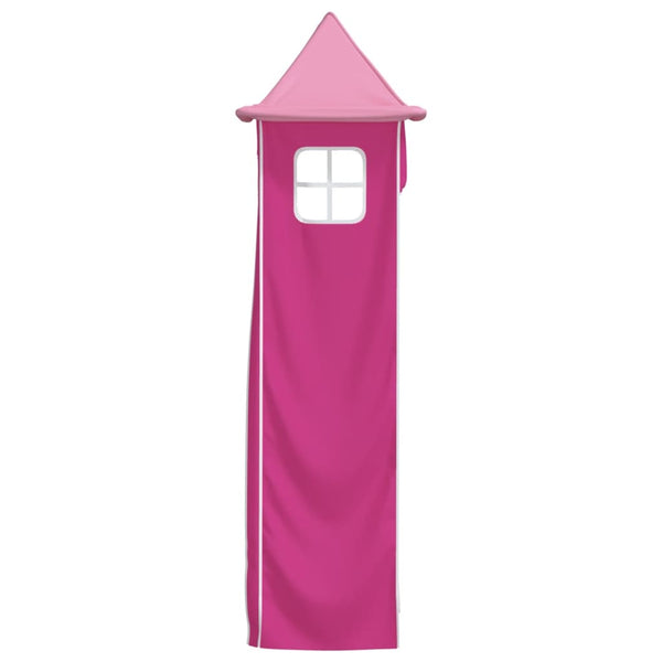 Rosa Turm-Vorhänge für Hochbett