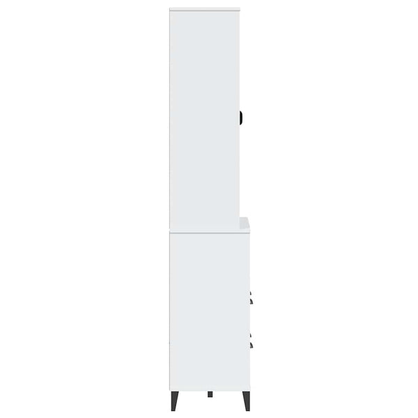 vidaXL VIKEN Highboard White 80x40x200 cm Solid Pine