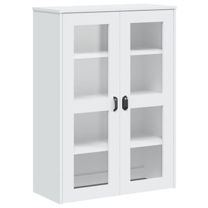 vidaXL VIKEN Highboard White 80x40x200 cm Solid Pine