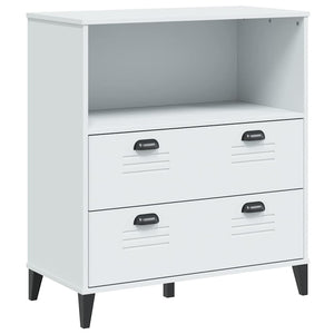 vidaXL VIKEN Highboard White 80x40x200 cm Solid Pine