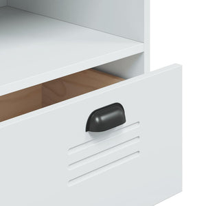 vidaXL VIKEN Highboard White 80x40x200 cm Solid Pine