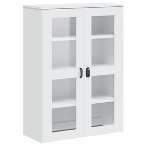 vidaXL Highboard VIKEN White 80x40x190 cm Solid Pine Wood