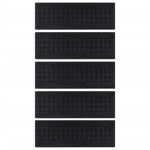 Stufenmatten 5 Stk. 25x75 cm Gummi