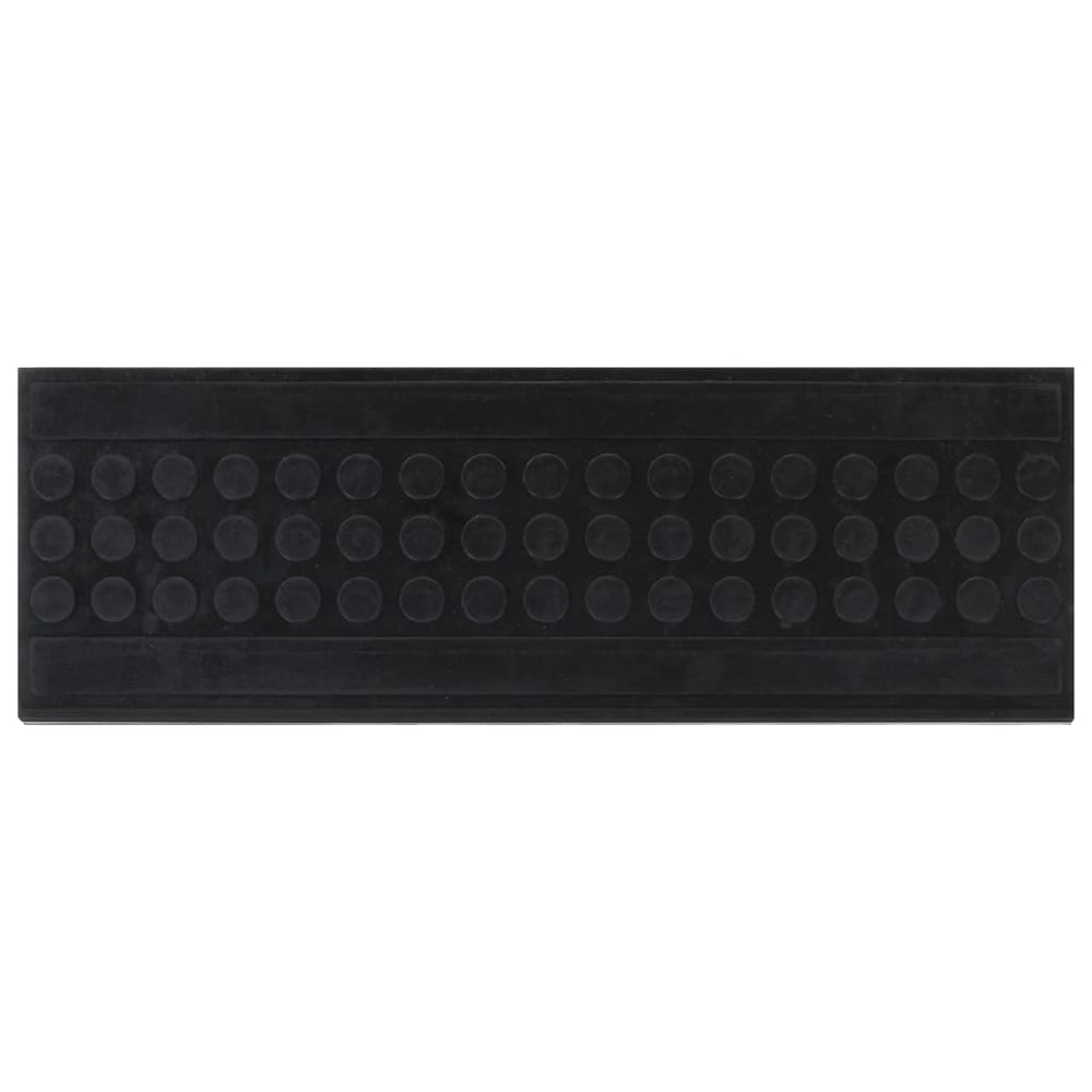 Stufenmatten 10 Stk. 25x75 cm Gummi