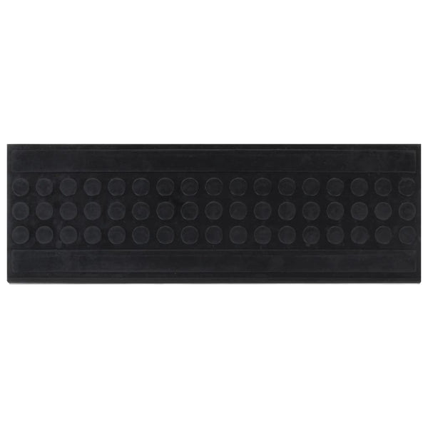 Stufenmatten 10 Stk. 25x75 cm Gummi