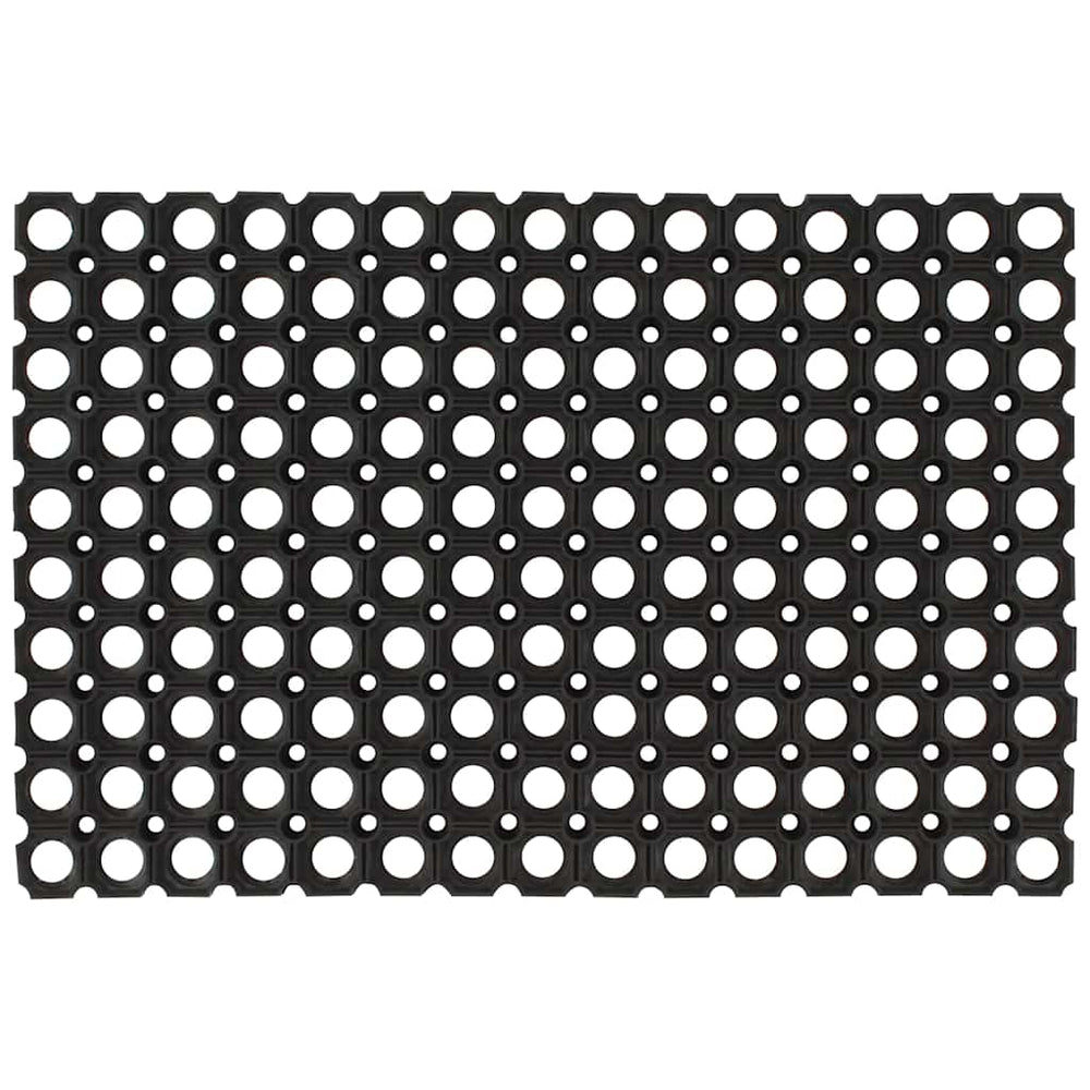 vidaXL Paillasson Rectangulaire 40x60 cm Caoutchouc