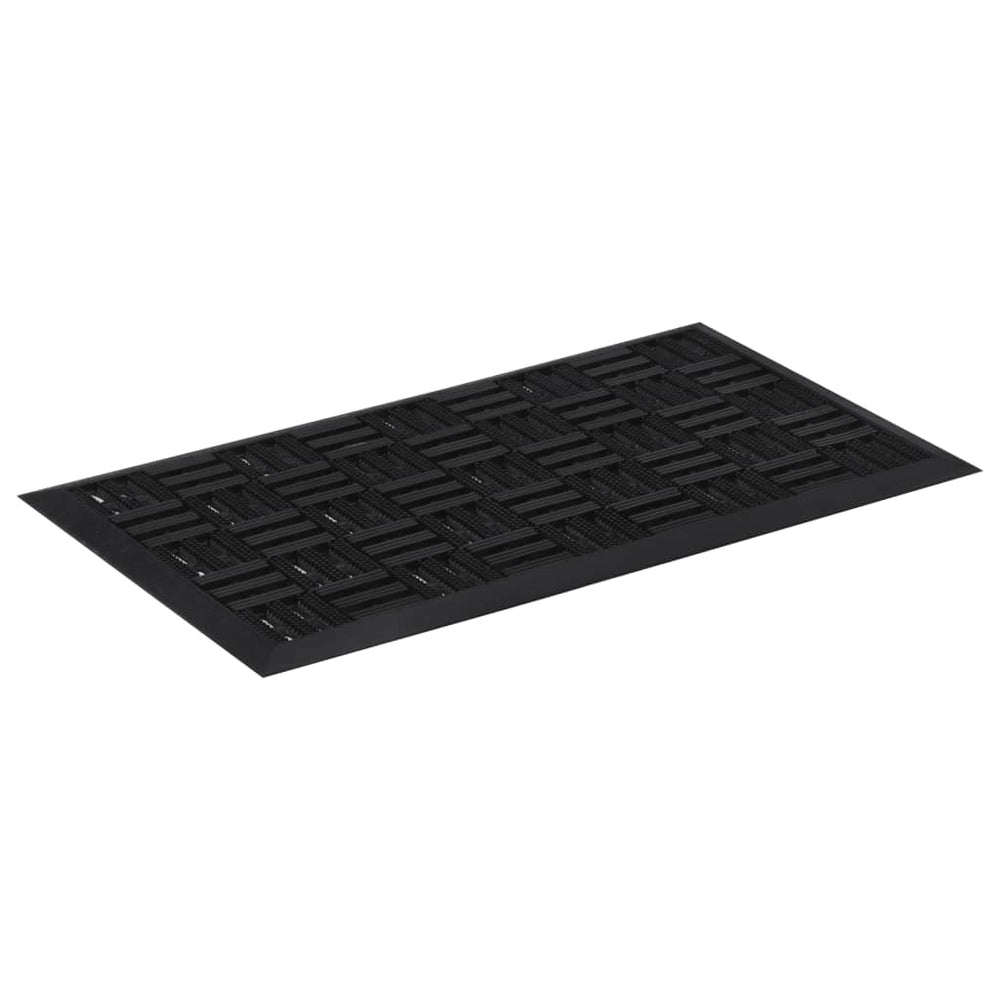 vidaXL Paillasson Rectangulaire 45x75 cm Caoutchouc