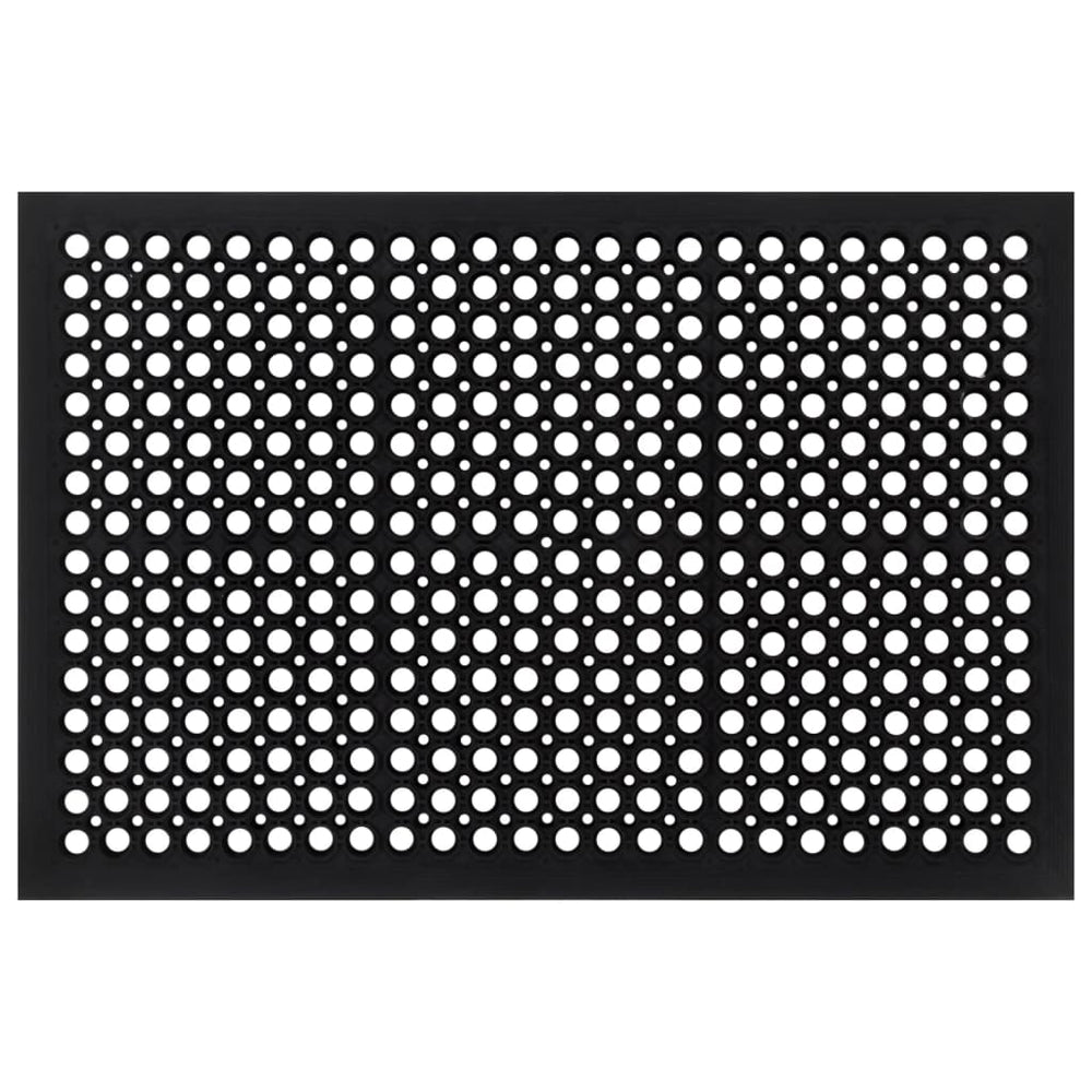 vidaXL Paillasson Rectangulaire 60x90 cm Caoutchouc