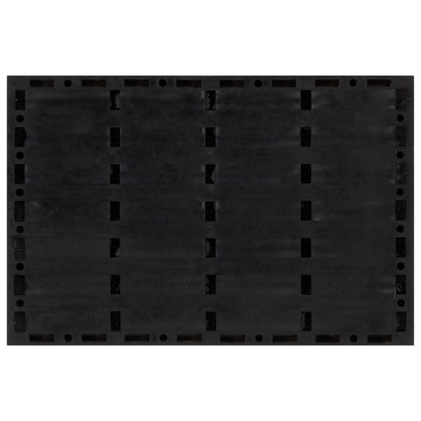 Fußmatte Rechteckig 40x60 cm Gummi und Kokosfaser