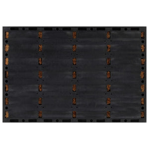 Fußmatte Rechteckig 40x60 cm Gummi und Kokosfaser