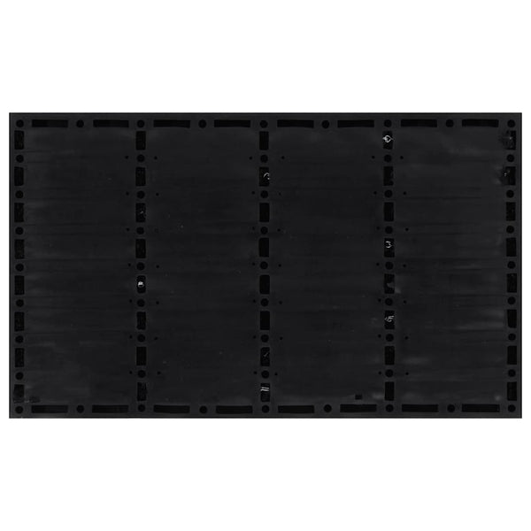 Fußmatte Rechteckig 45x75 cm Gummi und Kokosfaser