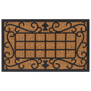 Fußmatte Rechteckig 45x75 cm Gummi und Kokosfaser