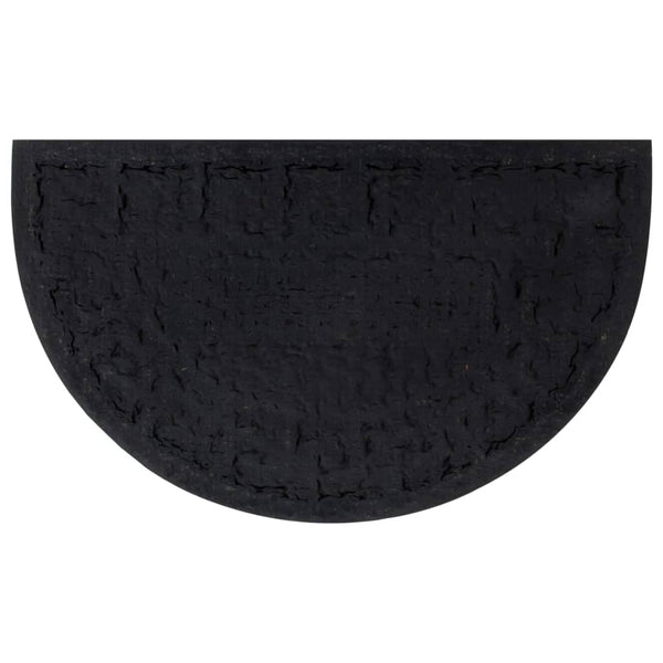 Fußmatte Halbrund 45x75 cm Gummi und Kokosfaser