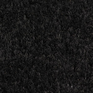 Fußmatten 5 Stk. Schwarz 40x60 cm Kokosfaser Getuftet