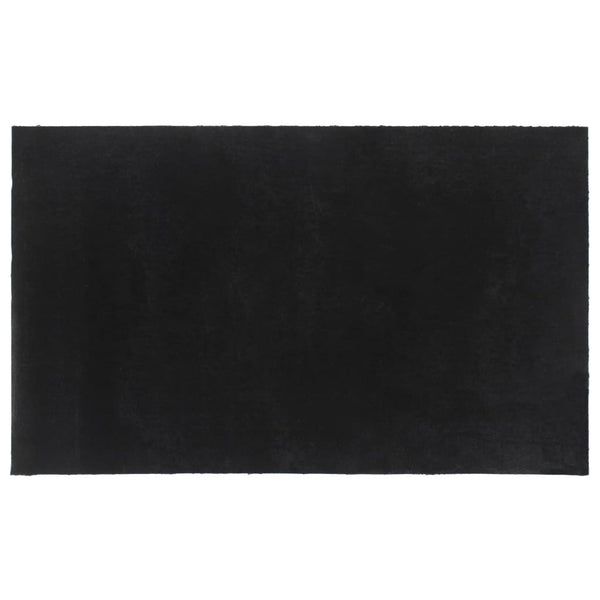 Fußmatte Schwarz 90x150 cm Kokosfaser Getuftet