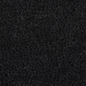 Fußmatte Schwarz 90x150 cm Kokosfaser Getuftet
