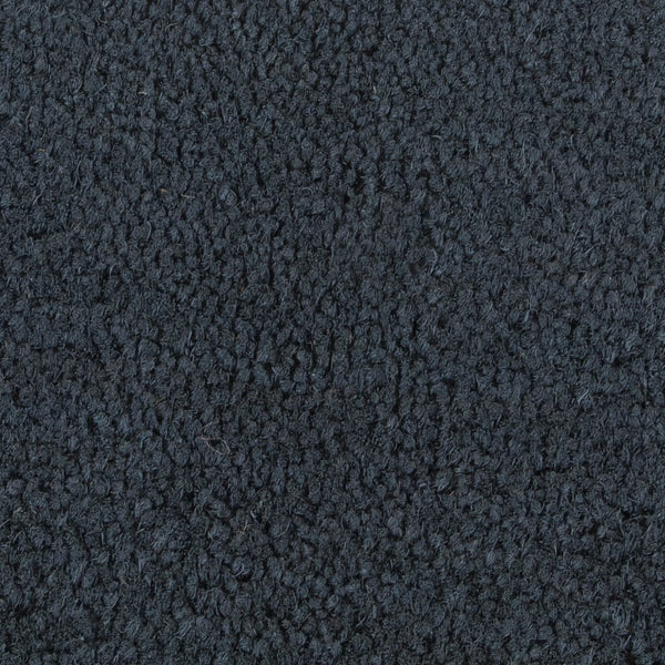 Fußmatte Dunkelgrau Halbrund 50x80 cm Kokosfaser Getuftet