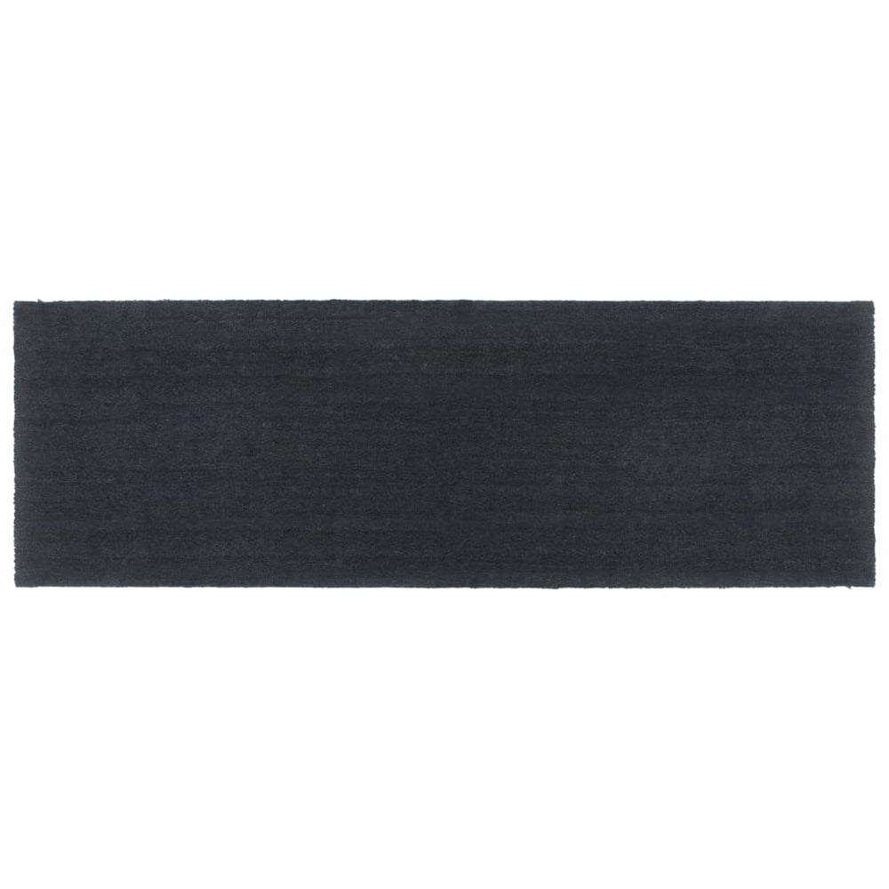 Fußmatte Dunkelgrau 100x300 cm Kokosfaser Getuftet