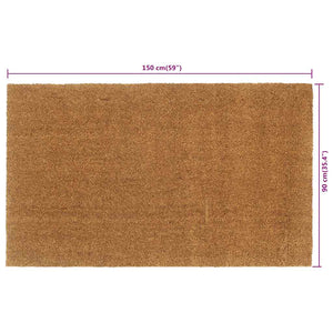 Fußmatte Natur 90x150 cm Kokosfaser Getuftet