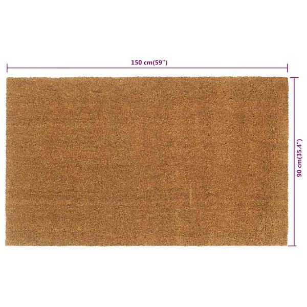 Fußmatte Natur 90x150 cm Kokosfaser Getuftet