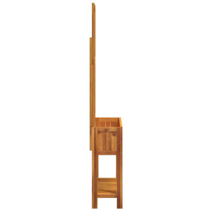 Pflanzkübel mit Rankgitter Akazienholz 100cm