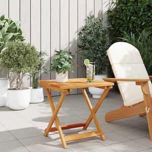 Klappbarer Gartentisch Akazie 50x50 cm