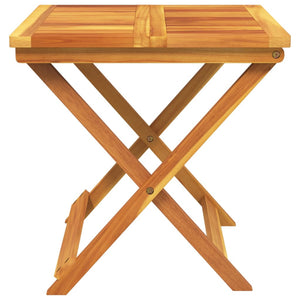 Klappbarer Gartentisch Akazie 50x50 cm