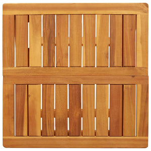Klappbarer Gartentisch Akazie 50x50 cm