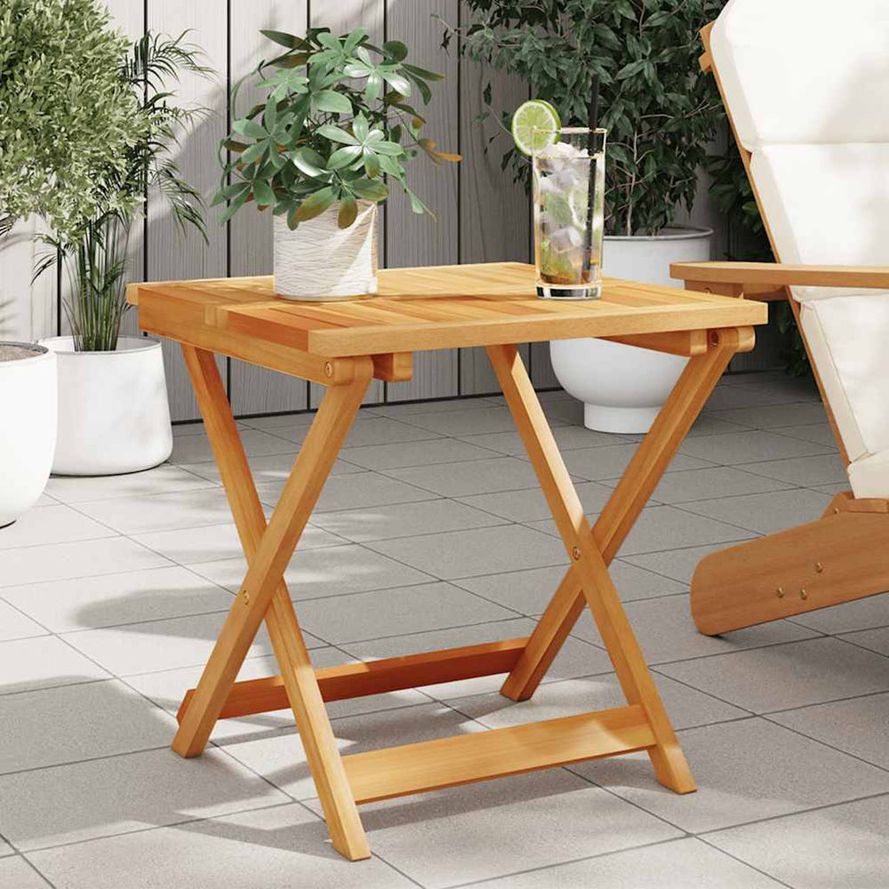 Klappbarer Gartentisch Akazie 50x50 cm