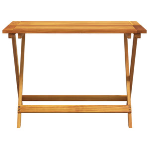 Klappbarer Gartentisch Akazie 90x52,5 cm