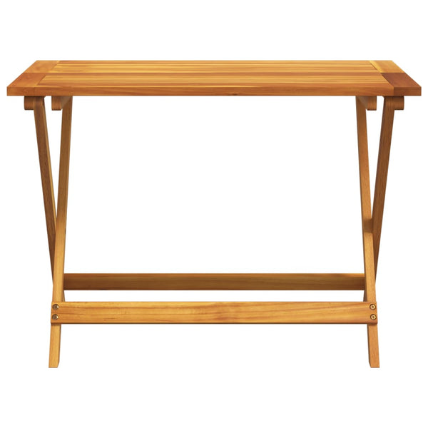 Klappbarer Gartentisch Akazie 90x52,5 cm