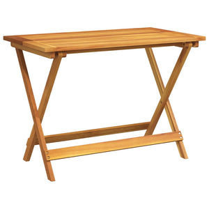 Klappbarer Gartentisch Akazie 90x52,5 cm