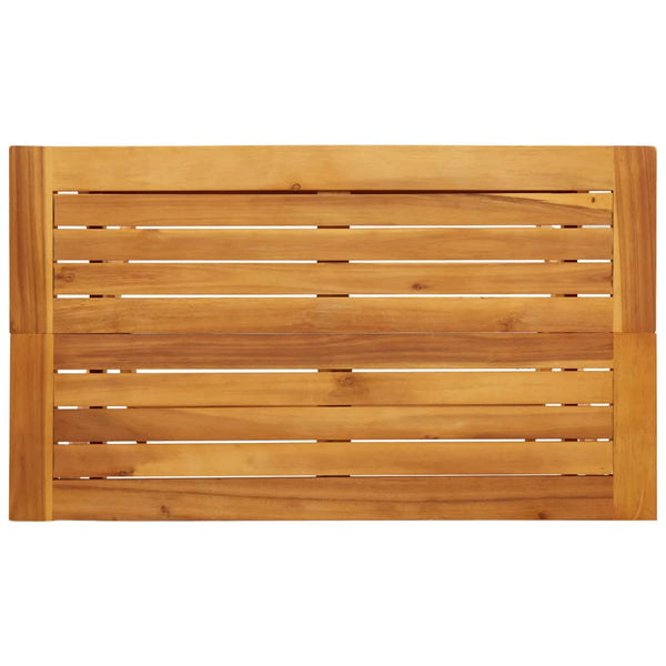 Klappbarer Gartentisch Akazie 90x52,5 cm
